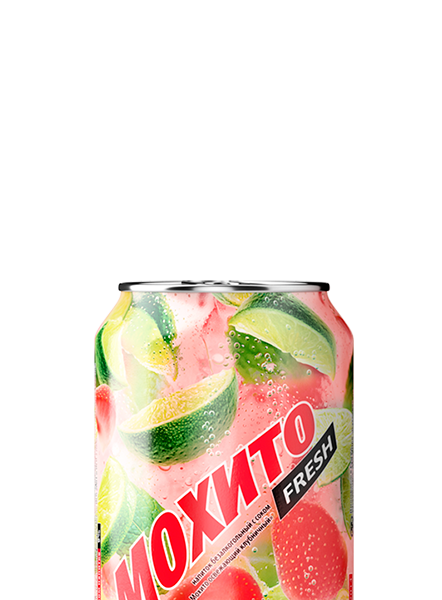 Напиток Мохито Клубничный ОЧАКОВО 0,45л а/банка 1/24
