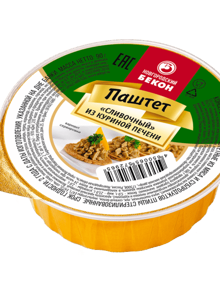 Паштет ВНМД Сливочный из куриной печени ж/б 70г 1/20