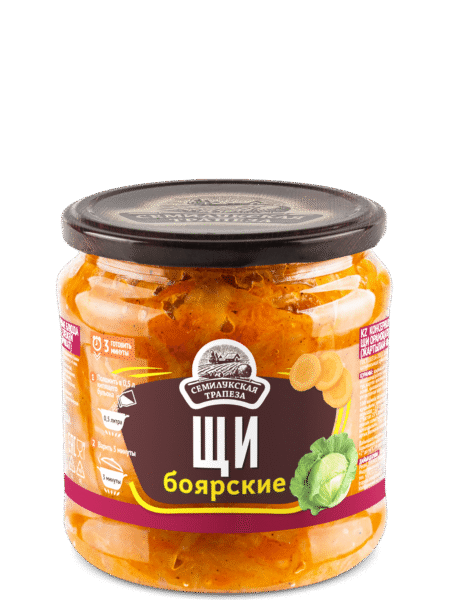 Суп СЕМИЛУКСКАЯ ТРАПЕЗА Щи боярские ст/б 460г 1/8