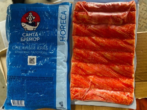 Крабовые палочки СНЕЖНЫЙ КРАБ Санта Бремор 500 г 1/12
