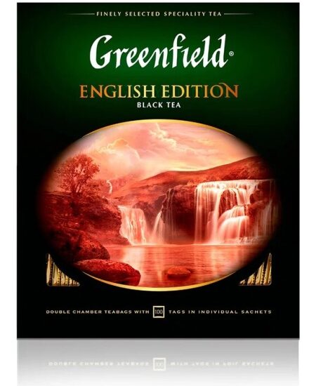 Чай ГРИНФИЛД English Edition (черный класссик) 100пак 1/9