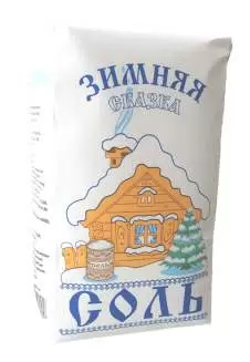Соль ЭКСТРА Зимняя Сказка 1кг 1/10
