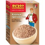 Крупа ЯСНО СОЛНЫШКО Хлопья гречневые 375г 1/9