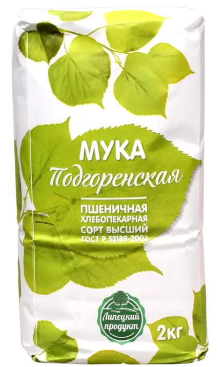 Мука ПОДГОРЕНСКАЯ в/с 2кг 1/6 Мука ПОДГОРЕНСКАЯ в/с 2кг 1/6