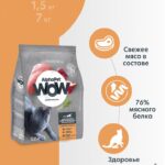 Сухой корм AlphaPet WOW для взр.стерил.кошек с Индейкой и потрошками 0,35кг 1/16
