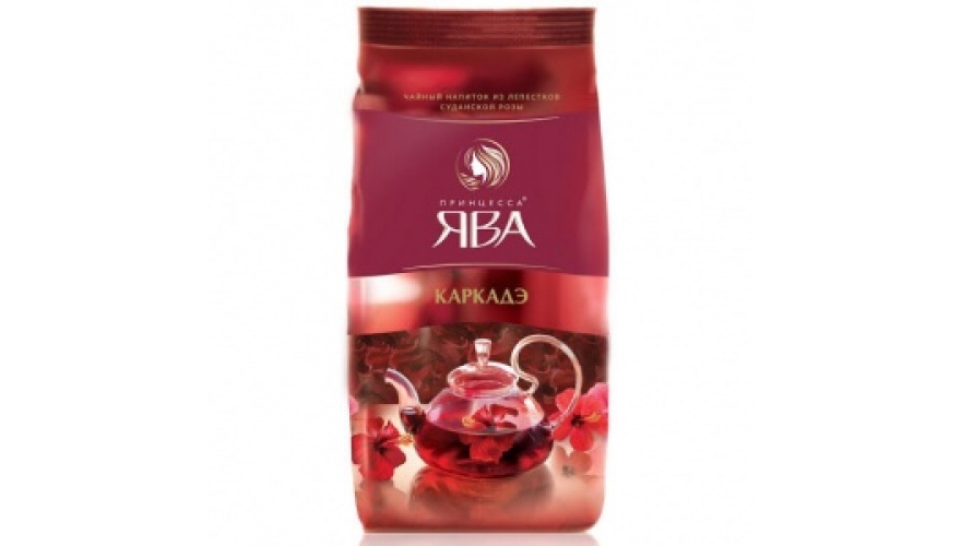 Чай ЯВА Каркаде 80г 1/8 Чай ЯВА Каркаде 80г 1/8