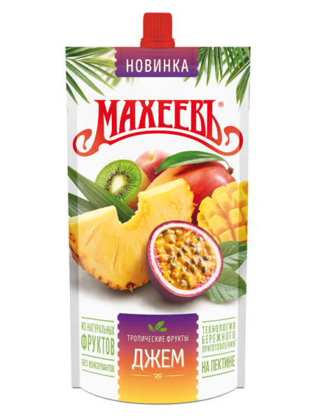 Джем МАХЕЕВ тропические фрукты д/п 300г 1/16