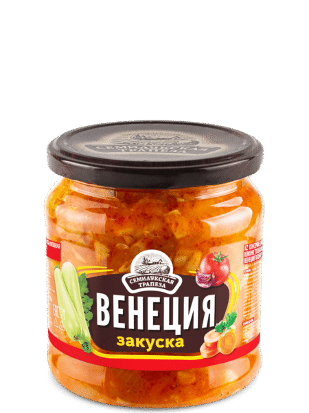 Закуска овощная СЕМИЛУКСКАЯ ТРАПЕЗА Венеция ст/б 460г 1/8