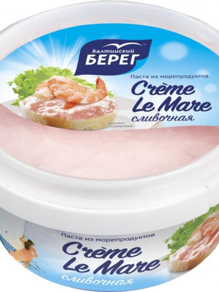 Паста Crème Le Mare из морепродуктов Сливочная пл/б 0,15кг 1/6
