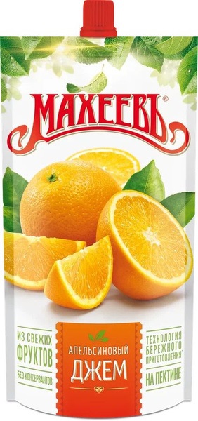 Джем МАХЕЕВ апельсин д/п 400г 1/14