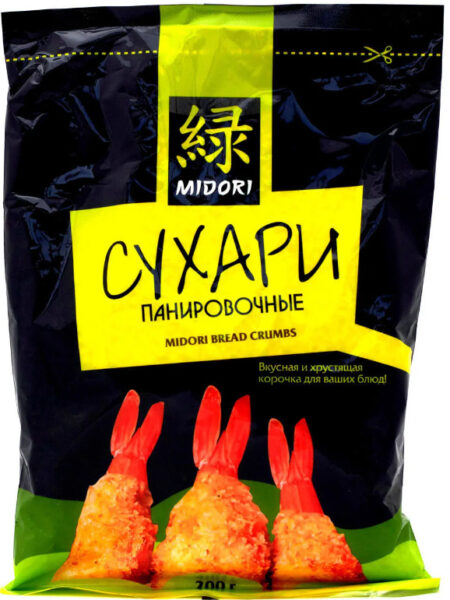 Сухари панировочные МИДОРИ 200г 1/16