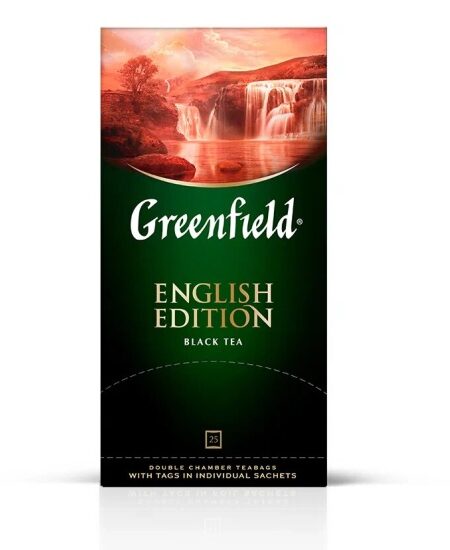 Чай ГРИНФИЛД English Edition (черный класссик) 25пак 1/10