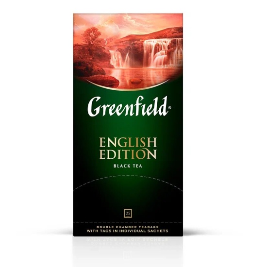 Чай ГРИНФИЛД English Edition (черный класссик) 25пак 1/10 Чай ГРИНФИЛД English Edition (черный класссик) 25пак 1/10