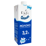 Молоко у/п СНЕЖОК 3,2% 0,95л ТБА крышка 1/12