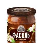 Фасоль СЕМИЛУКСКАЯ ТРАПЕЗА в томатном соусе с грибами 470г 1/8