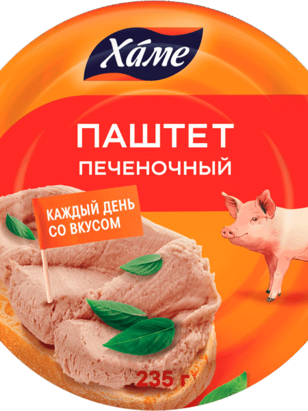 Паштет HAME печеночный ж/б 235г 1/8