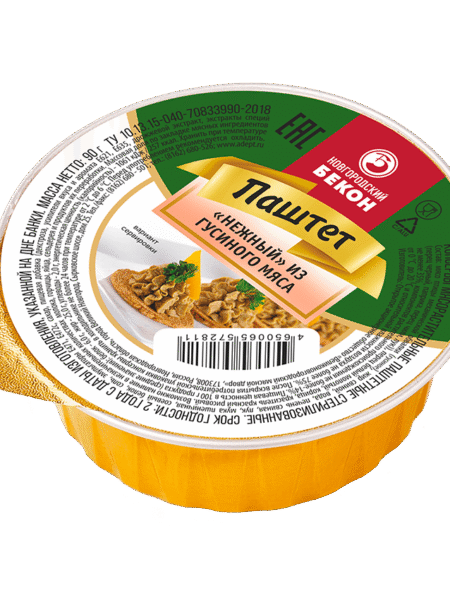 Паштет ВНМД Нежный из гусиного мяса ж/б 70г 1/20