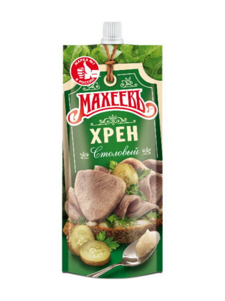 Хрен МАХЕЕВ столовый дой-пак 140г 1/18