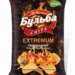 Чипсы картофельные БУЛЬБА EXTREMUM Острый перец 75г 1/25