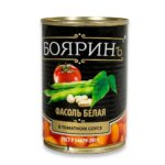 Фасоль БОЯРИН белая в т/с ж/б 400г 1/12
