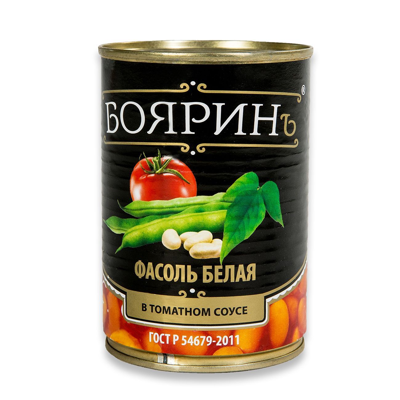 Фасоль БОЯРИН белая в т/с ж/б 400г 1/12 Фасоль БОЯРИН белая в т/с ж/б 400г 1/12