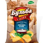 Чипсы картофельные БУЛЬБА Сметана и лук 75г 1/25