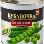 Горошек КУБАНОЧКА ж/б в/с ГОСТ 400г КЛЮЧ 1/12