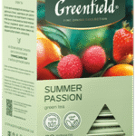 Чай ГРИНФИЛД Summer Passion (зеленый,манго,личи) 20 пирам 1/8