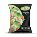 Смесь Овощной букет POLVIT зам п/п 0,4кг 1/20 (цв. капуста, брокколи,фасоль стр.,морковь, горошек)