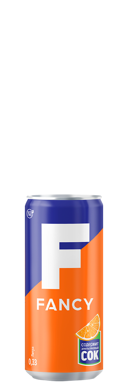 Напиток Fancy (тип фанта) сильногаз. а/банка 0,33 л 1/12 Напиток Fancy (тип фанта) сильногаз. а/банка 0,33 л 1/12