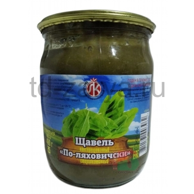 Щавель ПО-ЛЯХОВИЧСКИ ст/б 490г 1/12