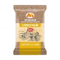 Сыр ЮКМП Сливочный 50% 200г 1/10