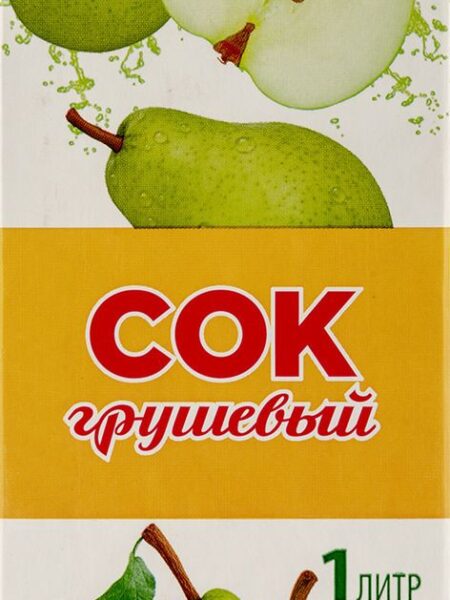 Сок 1л ШК Груша ГОСТ с крышкой 1/12