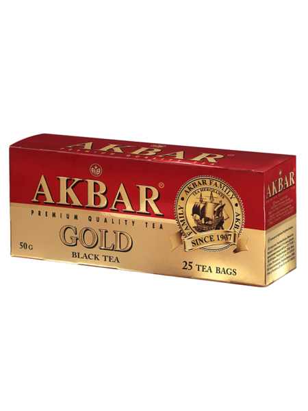 Чай АКБАР GOLD (золото) 25пак с/я 1/15