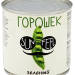Горошек SUNFEEL ж/б в/с ГОСТ 400г 1/12