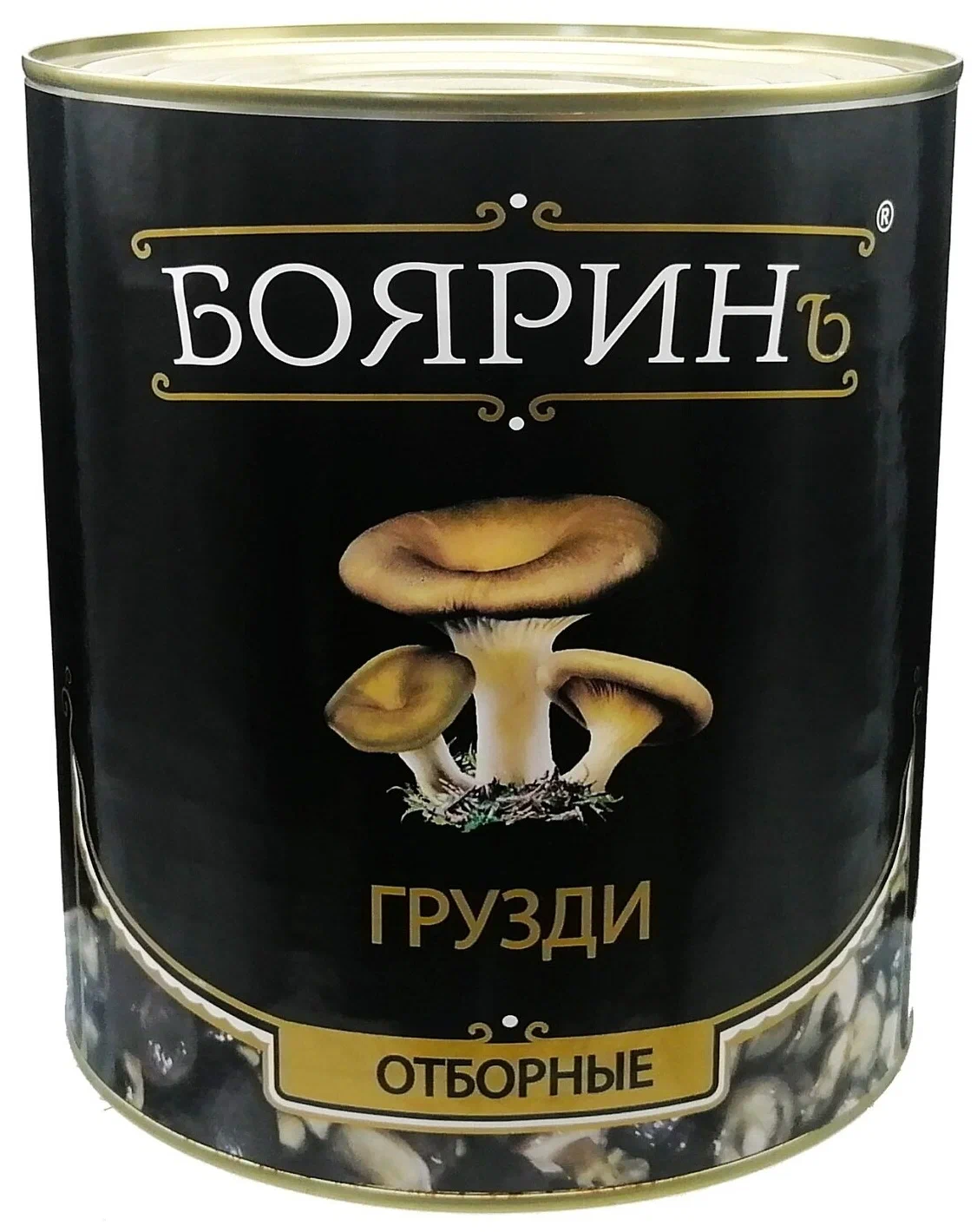 Грибы БОЯРИН Грузди маринованные ж/б 3100мл 1/6 Грибы БОЯРИН Грузди маринованные ж/б 3100мл 1/6