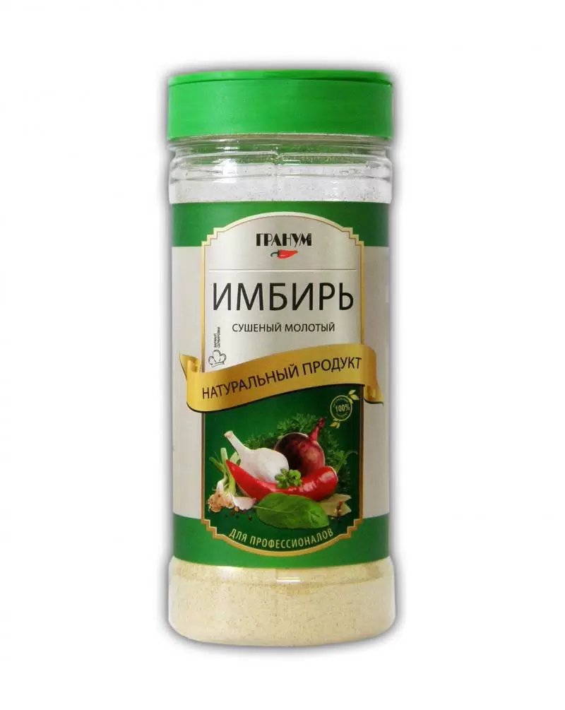 Имбирь сушеный молотый ГРАНУМ 160г 1/7 Имбирь сушеный молотый ГРАНУМ 160г 1/7