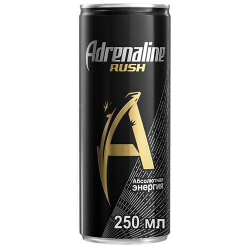 Энергетич напиток ADRENALINE RUSH 0,25л а/б 1/12 Энергетич напиток ADRENALINE RUSH 0,25л а/б 1/12