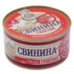 Свинина туш ВНМД Мясной резерв ГОСТ в/с ж/б ключ 325г 1/30