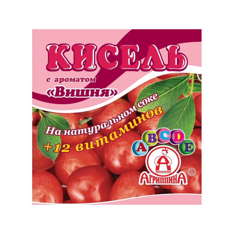 Кисель АГРИППИНА вишня 220г 1/30 Кисель АГРИППИНА вишня 220г 1/30