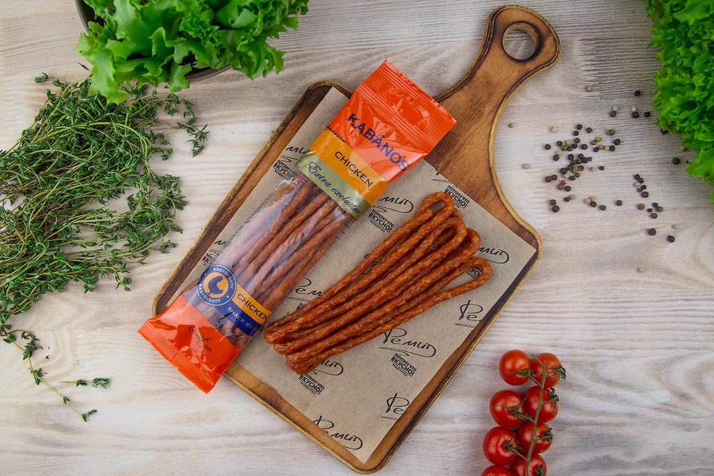 Колбаски с/к РЕМИТ KABANOS Chicken 70г 1/14 Колбаски с/к РЕМИТ KABANOS Chicken 70г 1/14