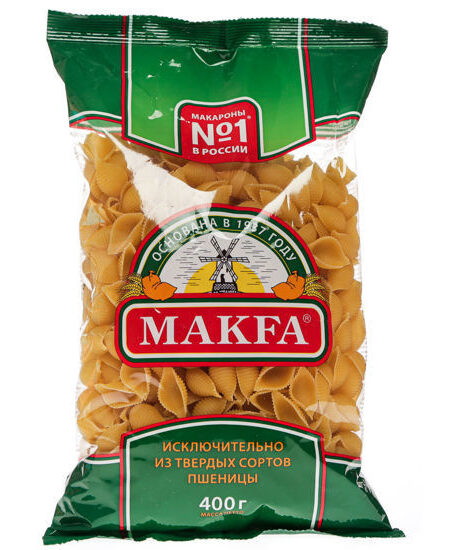 Мак изд МАКФА РАКУШКИ гр.А 400г 1/20
