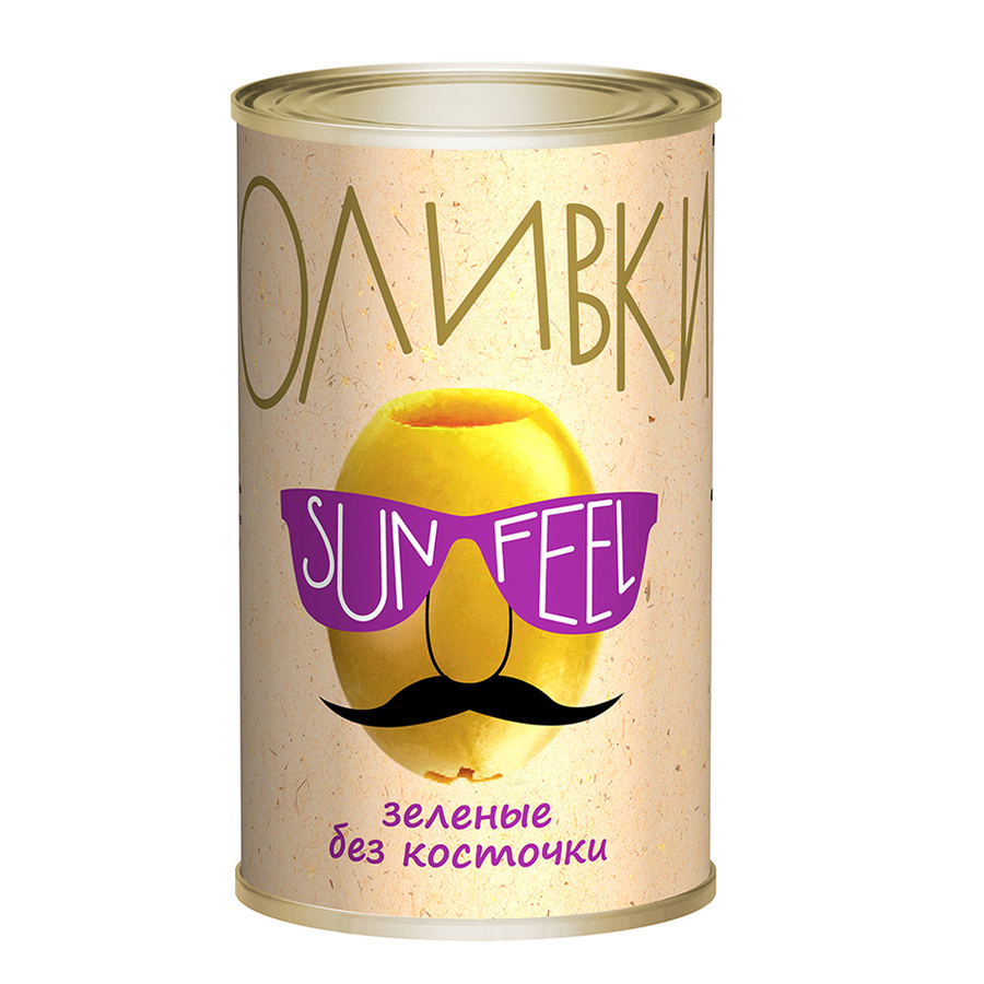 Оливки SUNFEEL б/к ж/б 300мл 1/12 Оливки SUNFEEL б/к ж/б 300мл 1/12