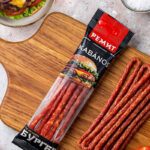Колбаски с/к РЕМИТ KABANOS со вкусом Бургер 55г 1/12