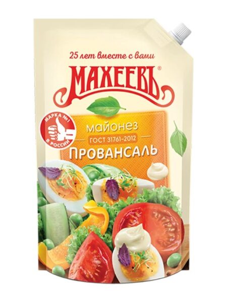 Майонез МАХЕЕВ Провансаль 50,5% дой-пак 770г 1/10