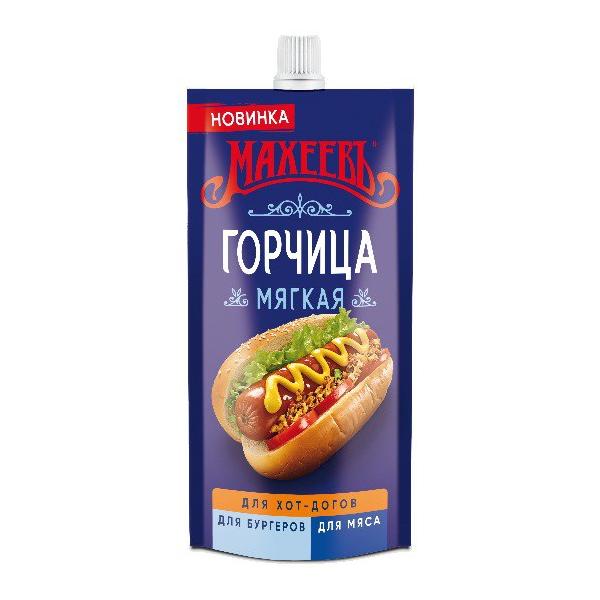 Горчица МАХЕЕВ Мягкая дой-пак 140г 1/18 Горчица МАХЕЕВ Мягкая дой-пак 140г 1/18
