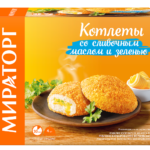 Котлеты МИРАТОРГ Куриные со слив маслом и зел зам 360г 1/10